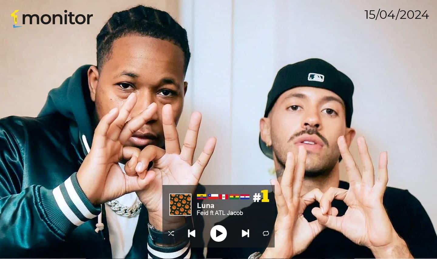 Feid se adueña de los charts monitorLATINO con “Luna”