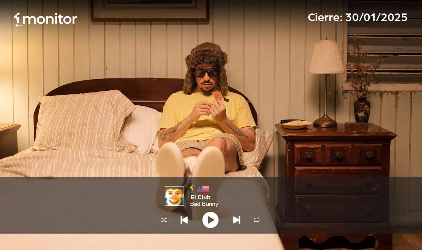 Bad Bunny repite en el  #1 en USA con “El Clúb”