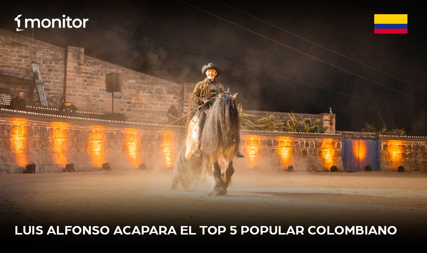 Luis Alfonso acapara el Top 5 Popular Colombiano￼