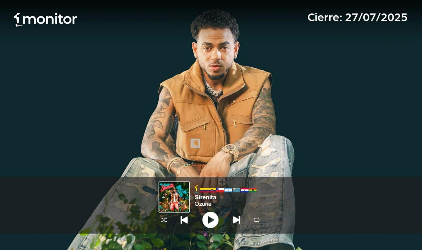 Ozuna da la sorpresa y se coloca como #1 en Iberoamérica