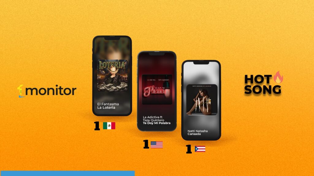 El Fantasma, La Adictiva, Tapy Quintero y Natti Natasha dominan el Hot Song de monitorLATINO en agosto 2025.
