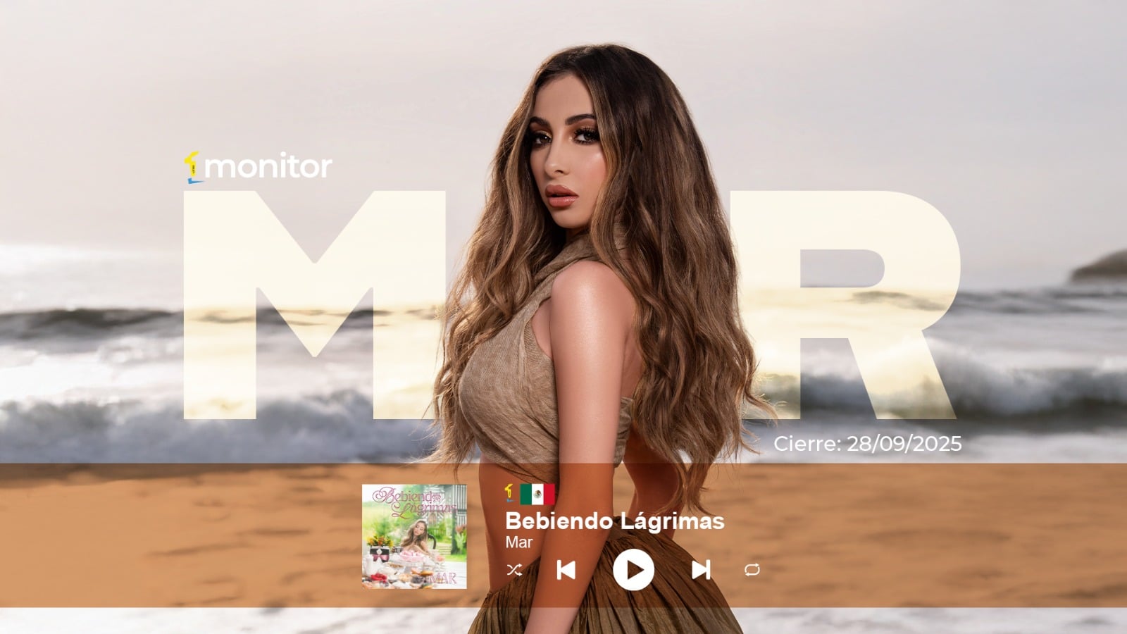 MAR conquista el #1 en México con “Bebiendo Lágrimas”