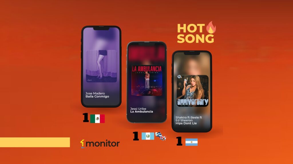 Hot Song monitorLATINO: José Madero, Jessi Uribe, Marc Anthony y Shakira dominan los lanzamientos de la semana