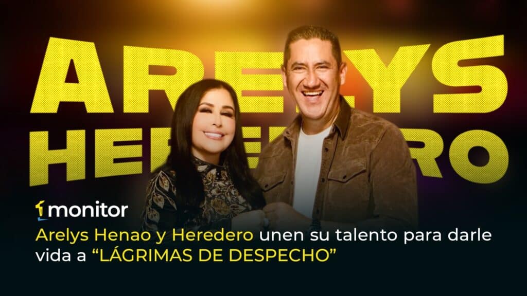 Arelys Henao y Heredero durante la grabación de “Lágrimas de Despecho”, su nueva colaboración que fusiona música popular y carranga.