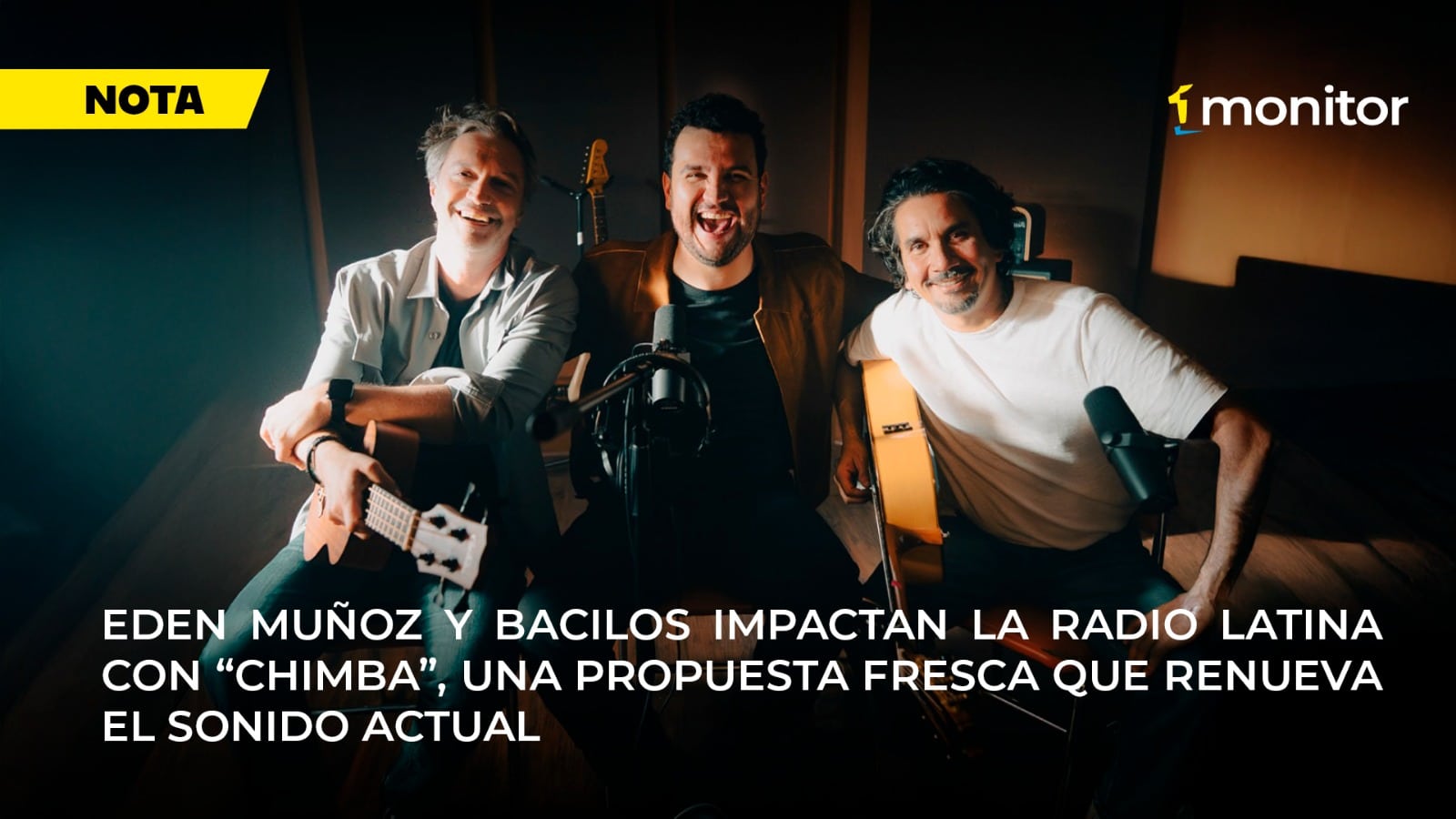 Eden Muñoz y Bacilos impactan la radio latina con “Chimba”, una colaboración que redefine el sonido actual