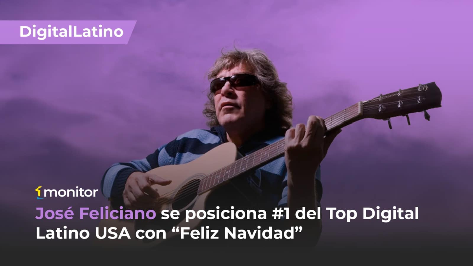 José Feliciano se posiciona #1 del Top Digital Latino USA con “Feliz Navidad”