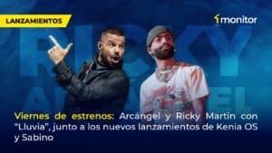 Viernes de estrenos musicales con Arcángel y Ricky Martin en “Lluvia”, junto a lanzamientos de Kenia OS y Sabino