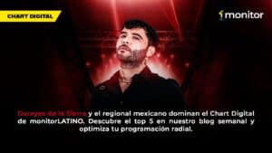 Los Dareyes de la Sierra dominan el Chart Digital de monitorLATINO con canciones virales del regional mexicano