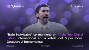 Bad Bunny en Super Bowl LX́ con público y banderas latinas