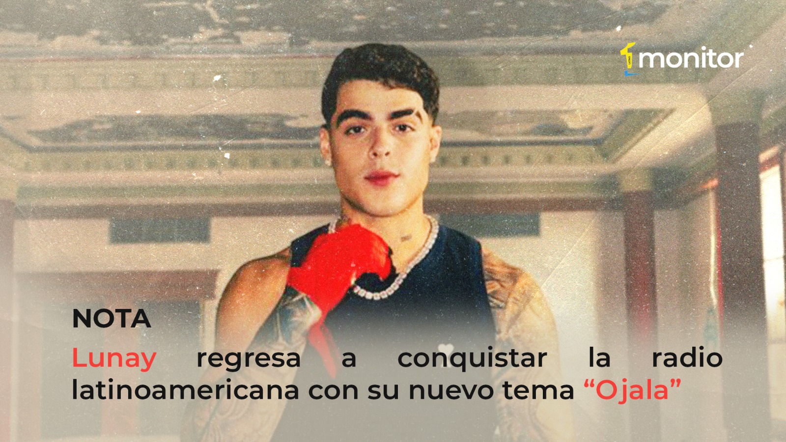 Lunay promocionando su sencillo Ojalá en radios de Latinoamérica