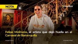 Felipe Molinares en el Carnaval de Barranquilla interpretando “Otro Que La Sufra”