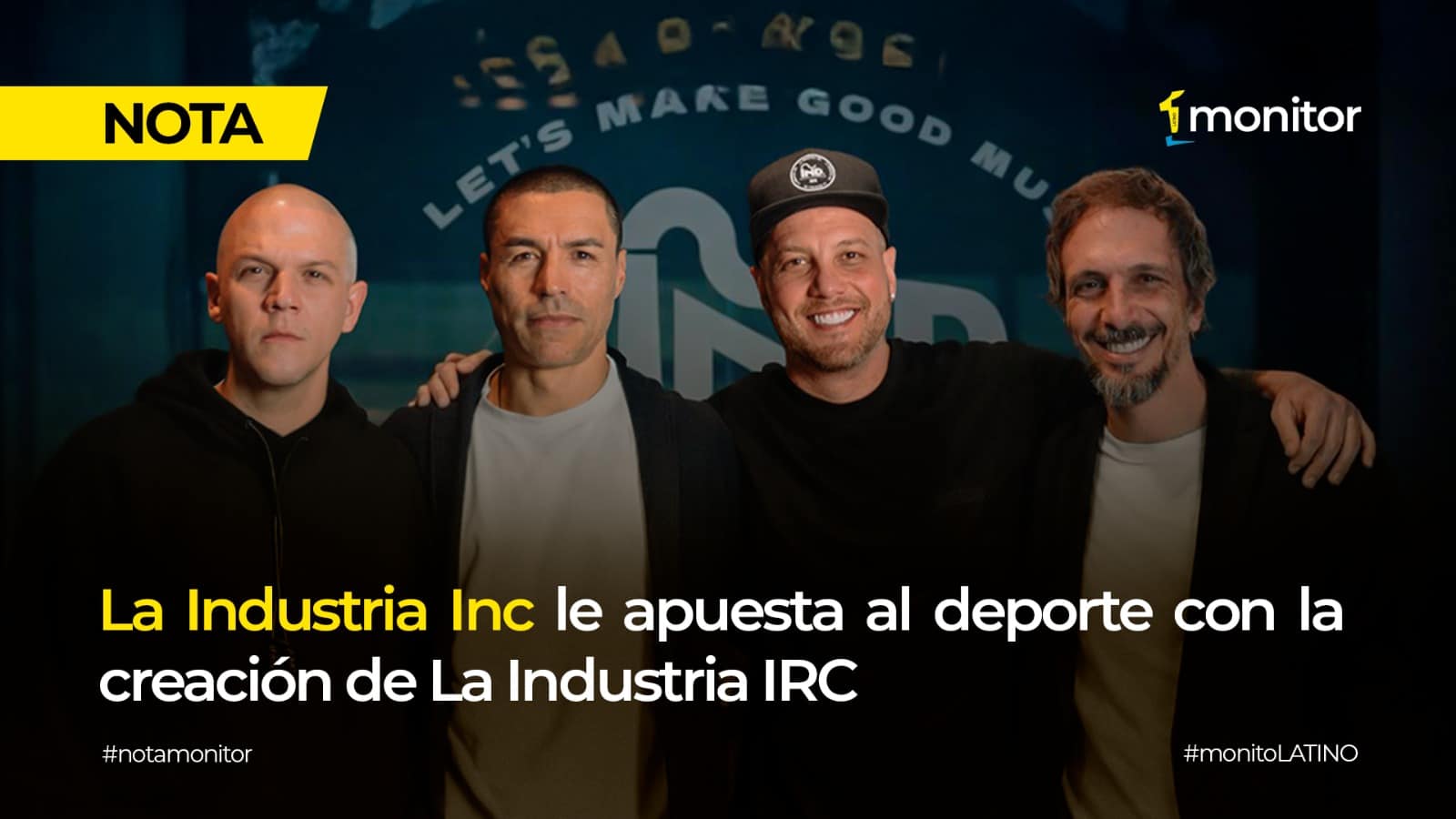 Juan Diego Medina e Iván Ramiro Córdoba anuncian La Industria IRC, nueva división de management deportivo en Colombia.