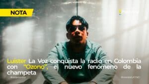 Luister La Voz artista colombiano de champeta interpretando su éxito Ozono