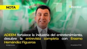 Erasmo Hernández Figueroa presidente de ADEEM hablando sobre la industria del entretenimiento en México