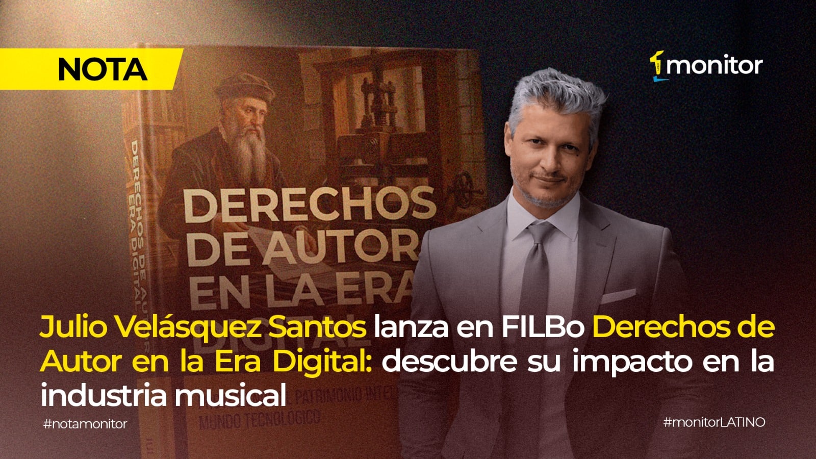 Julio Velásquez Santos lanza en FILBo Derechos de Autor en la Era Digital: descubre su impacto en la industria musical