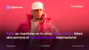Omar Courtz continúa en el número uno del Top Digital Latino con Koko