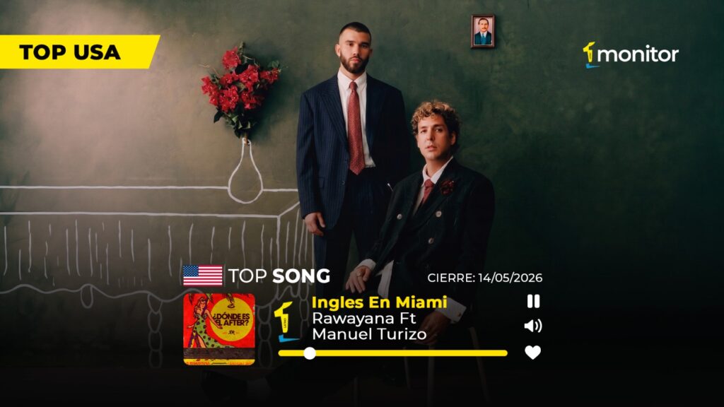 Rawayana y Manuel Turizo celebran el éxito de “Inglés En Miami” tras alcanzar el #1 del Top monitorLATINO USA.