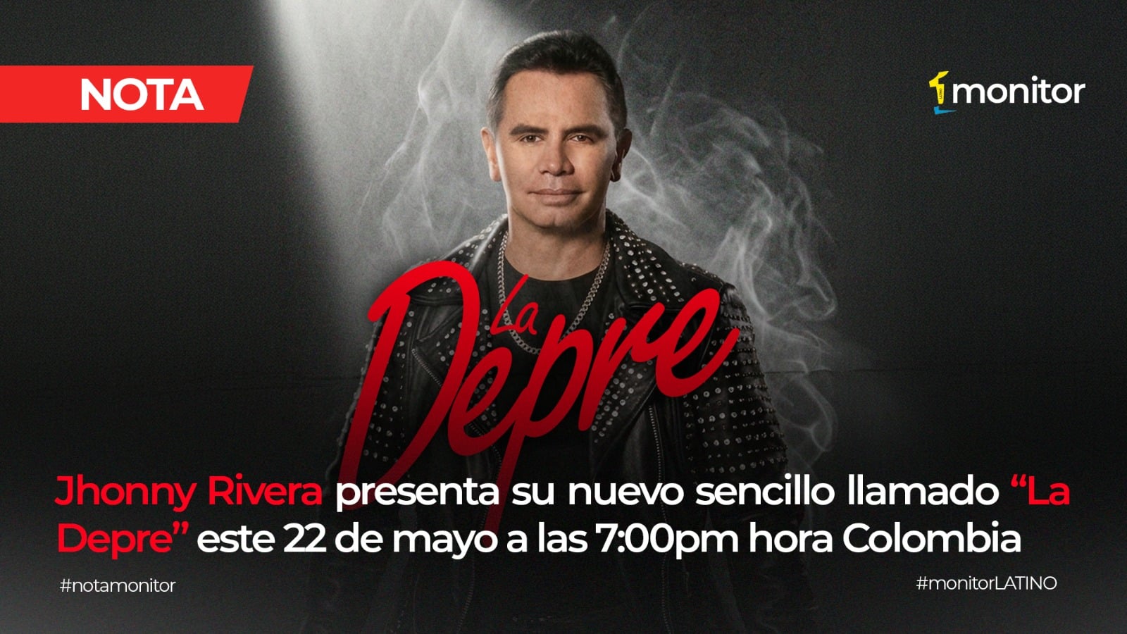Jhonny Rivera presenta su nuevo sencillo llamado “La Depre” ￼
