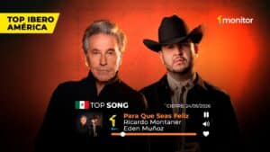 Ricardo Montaner y Eden Muñoz lideran el Top 1 de Iberoamérica con Para Que Seas Feliz.