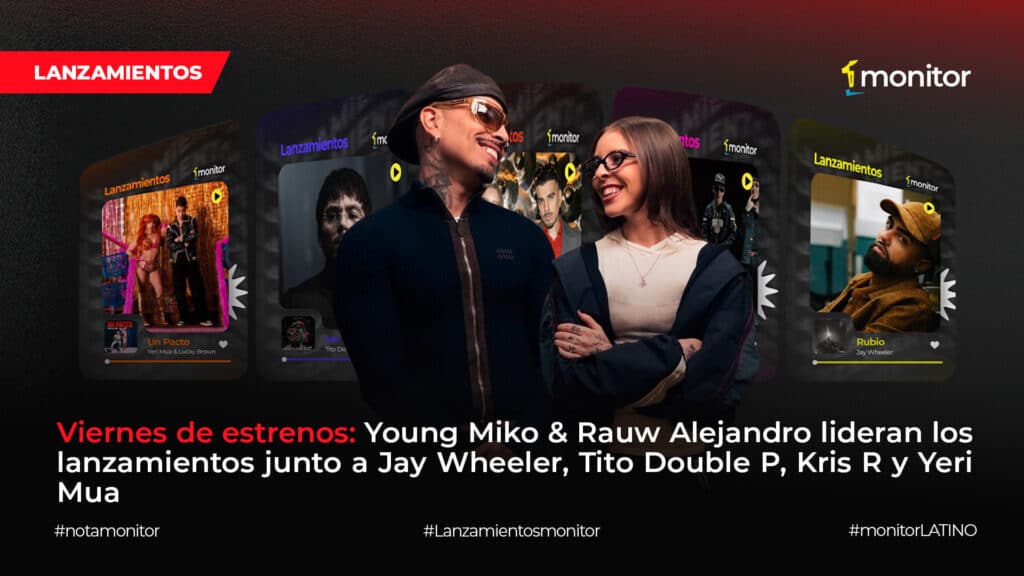 Viernes de estrenos: Young Miko y Rauw Alejandro lideran los lanzamientos musicales de la semana
