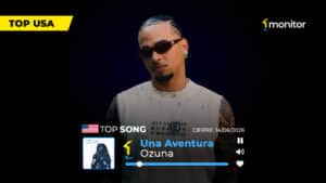 Ozuna alcanza el #1 del Top monitorLATINO USA con su sencillo “Una Aventura”.