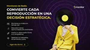 Dashboard de monitorLATINO con monitoreo de radio en tiempo real y análisis de reproducciones musicales.