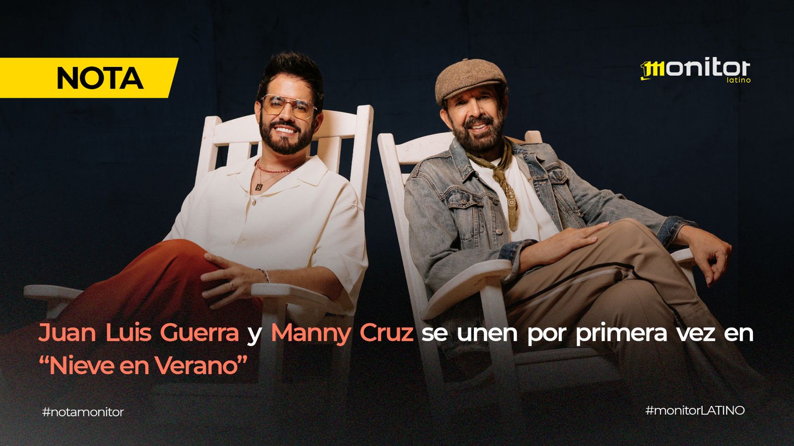 Juan Luis Guerra y Manny Cruz se unen por primera vez en ‘Nieve en Verano’