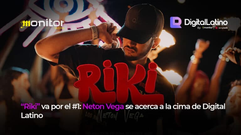 “Riki” va por el #1: Neton Vega se acerca a la cima de Digital Latino