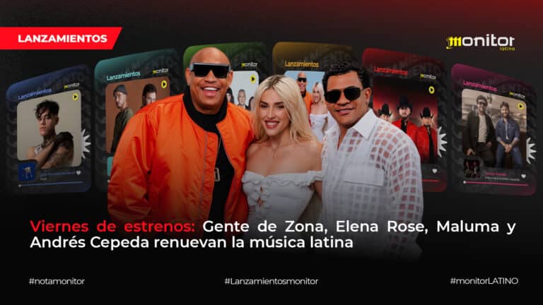 Viernes de lanzamientos: Gente de Zona, Elena Rose, Maluma y Andrés Cepeda renuevan la música latina